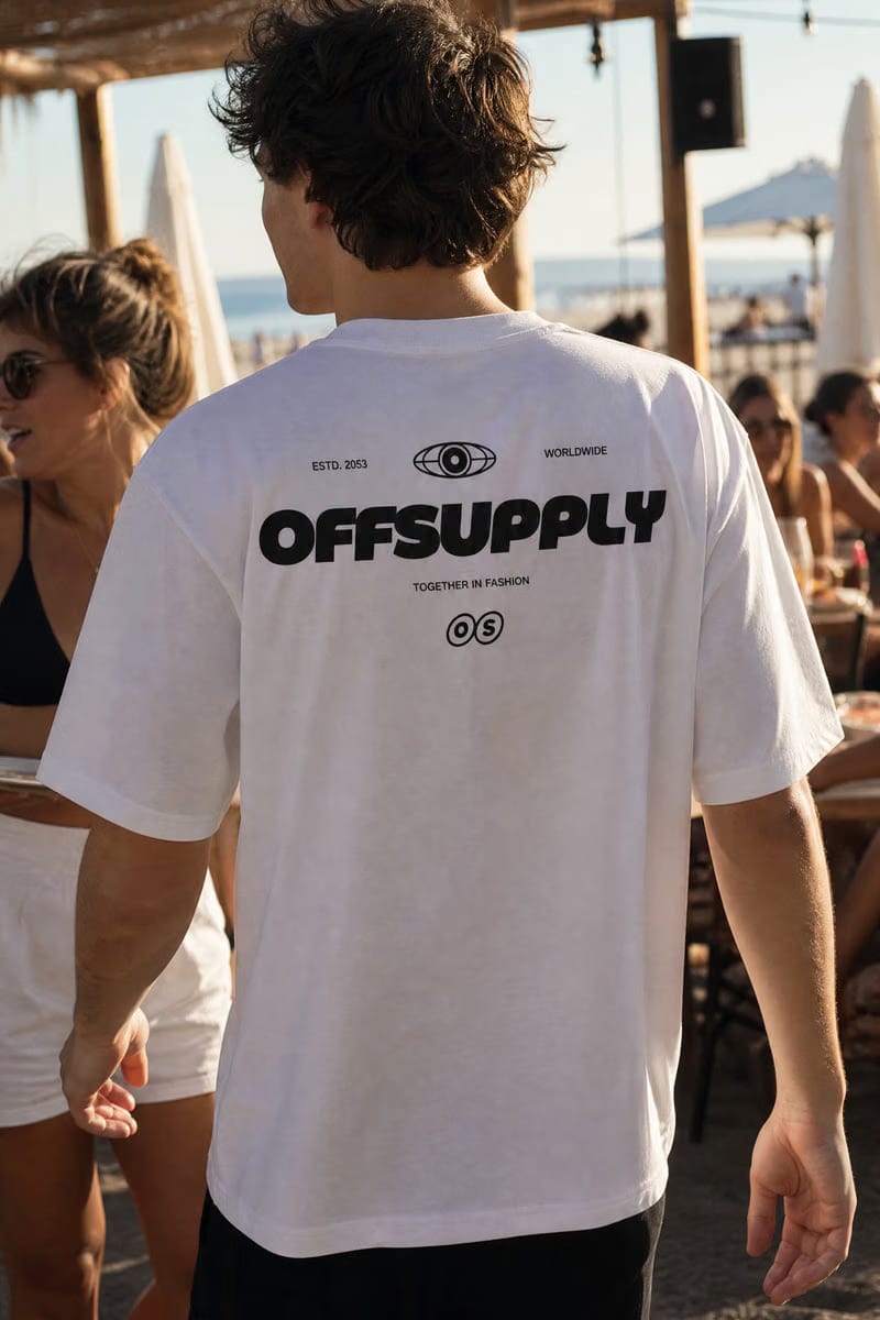 Off supply Together in Fashion white t-shirt