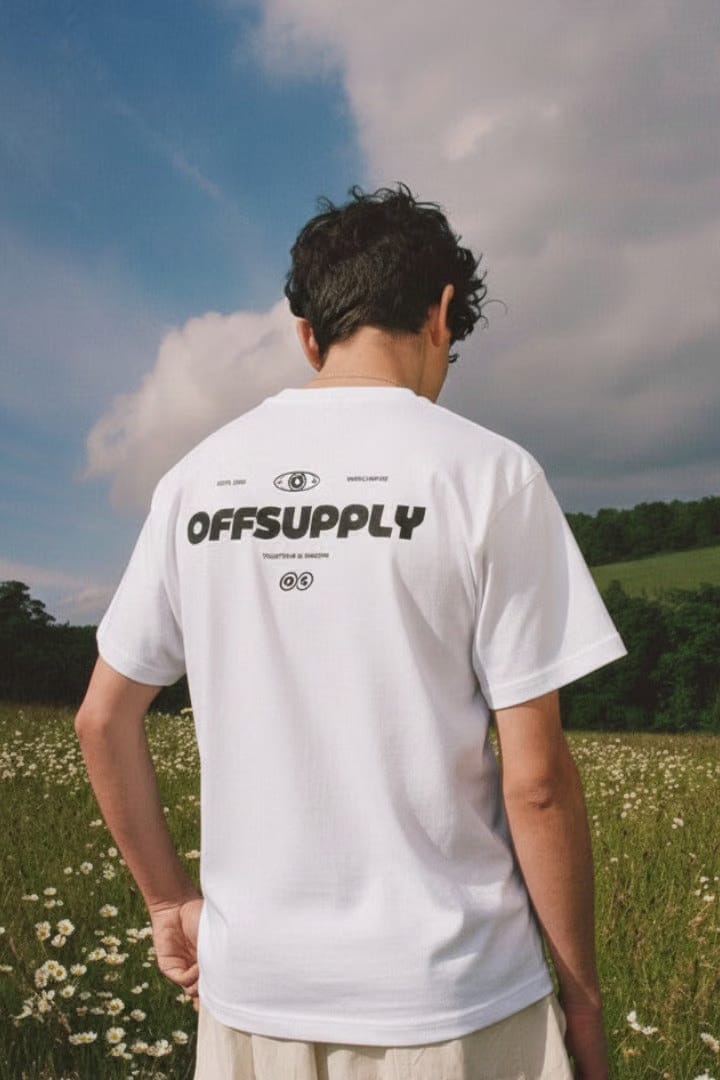 Off supply Together in Fashion white t-shirt