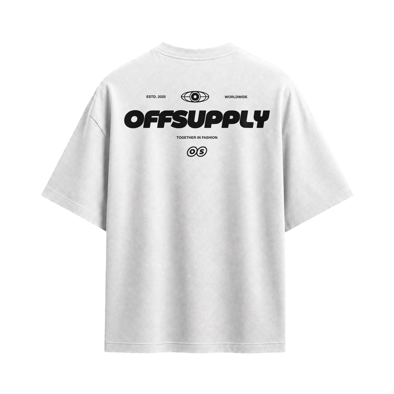 Off supply Together in Fashion white t-shirt