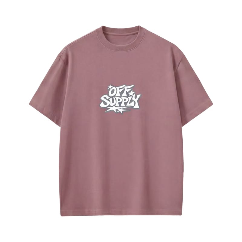 Off supply Two souls nude pink t-shirt