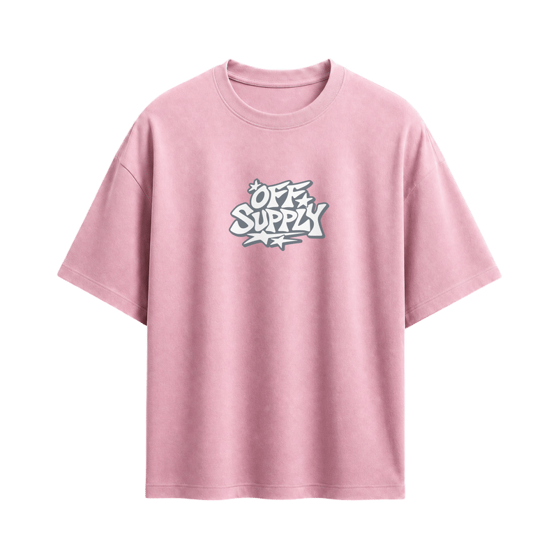 Off supply Two souls nude pink t-shirt