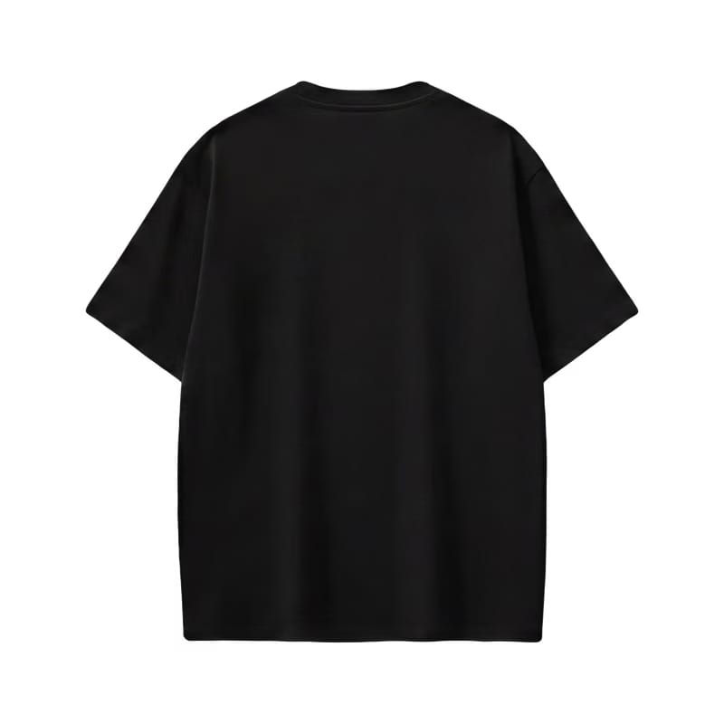 Off supply Varsity text Black T-shirt