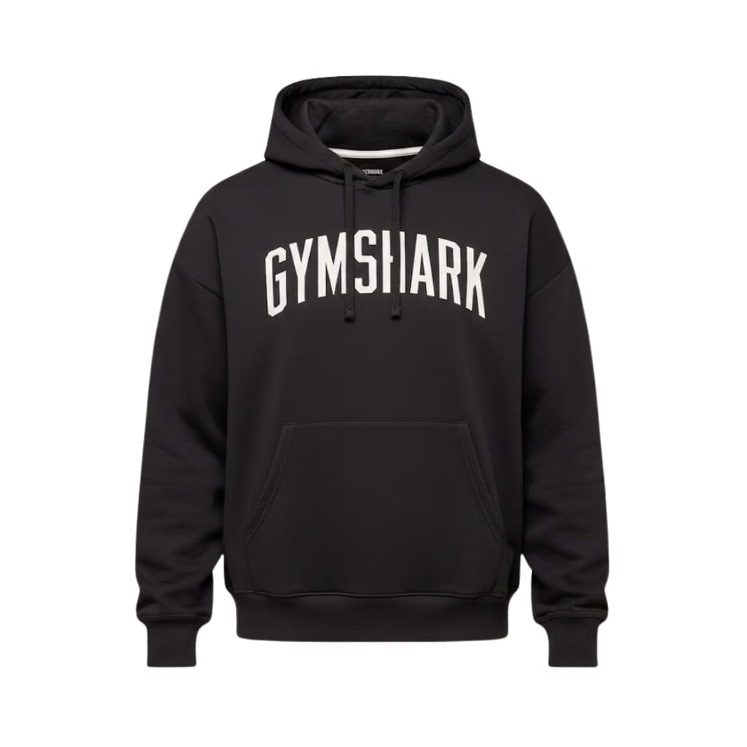 Worn Graphic Hoodie Black