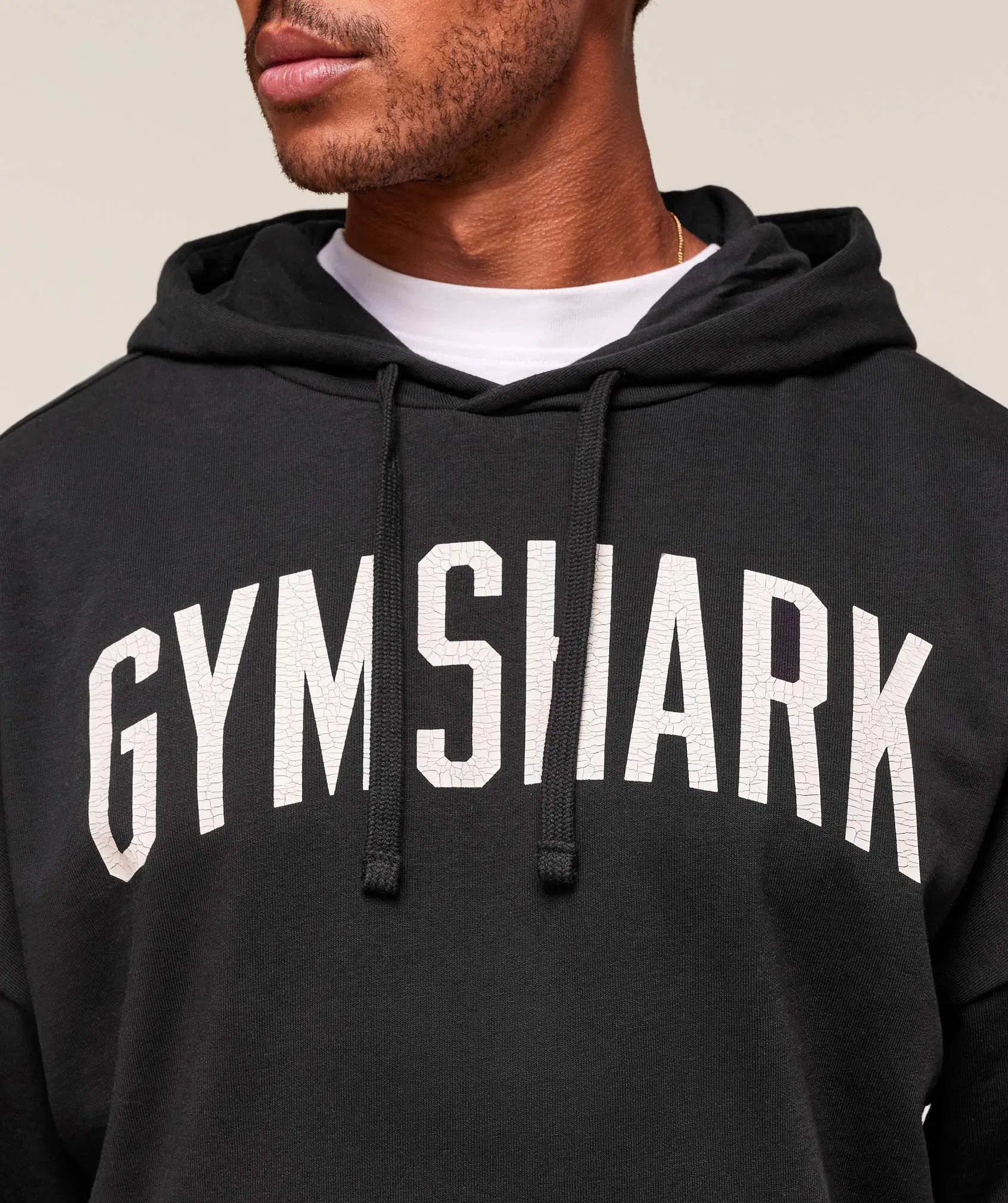 Worn Graphic Hoodie Black