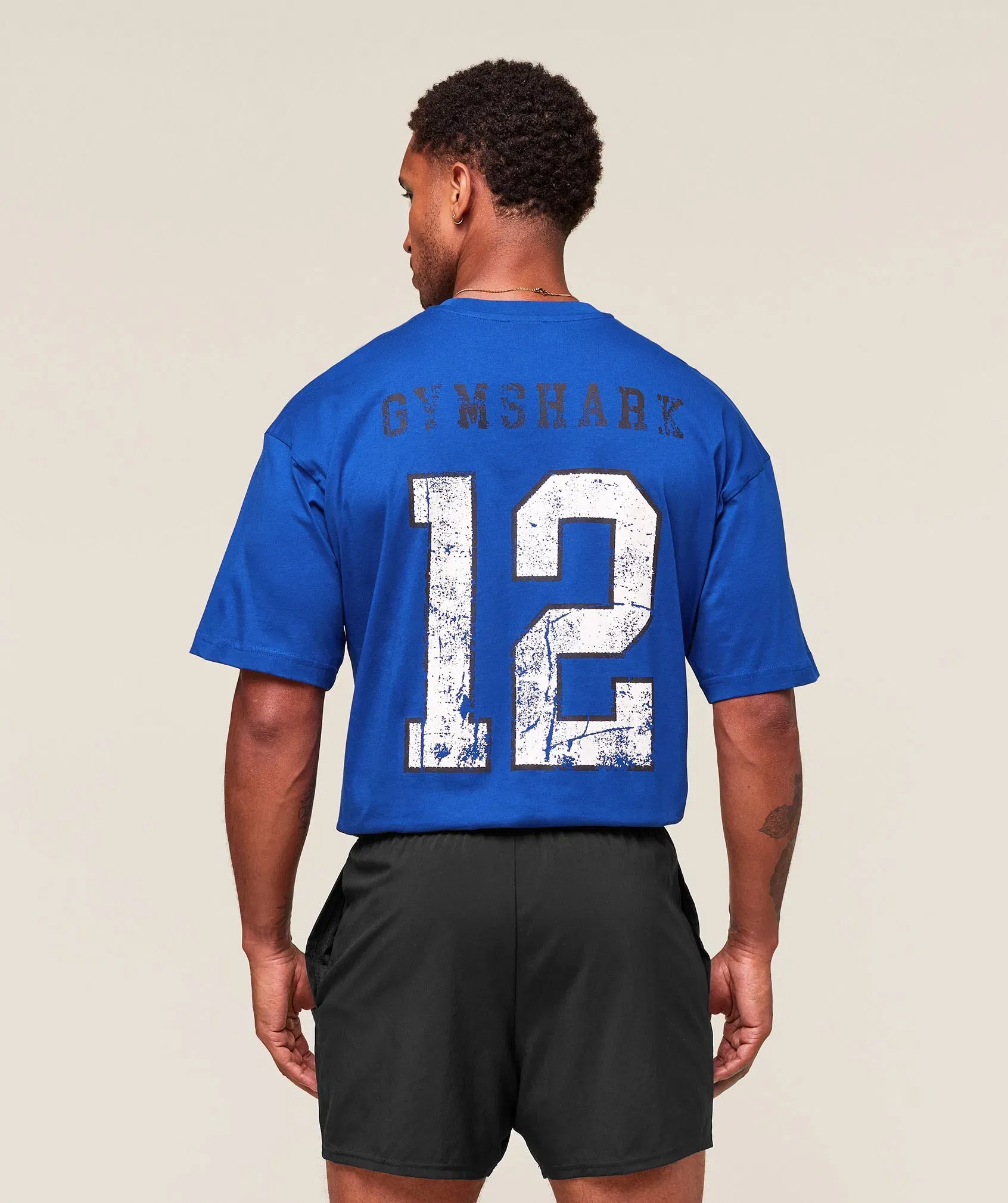 Collegiate Graphic T-Shirt Athletic Blue