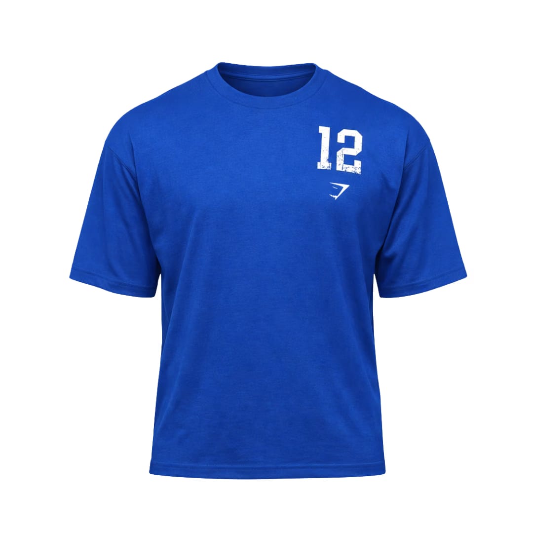 Collegiate Graphic T-Shirt Athletic Blue