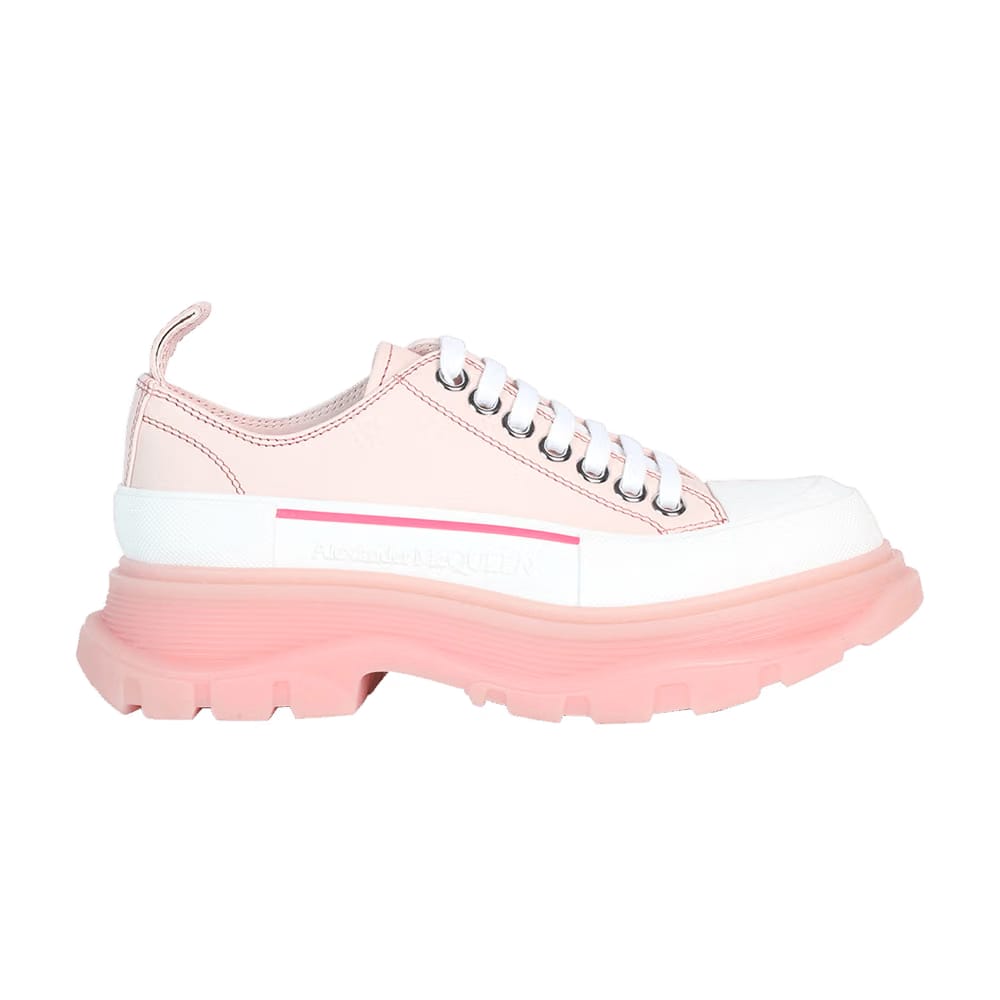 Alexander McQueen Wmns Tread Slick Lace Up 'Tea Rose White'