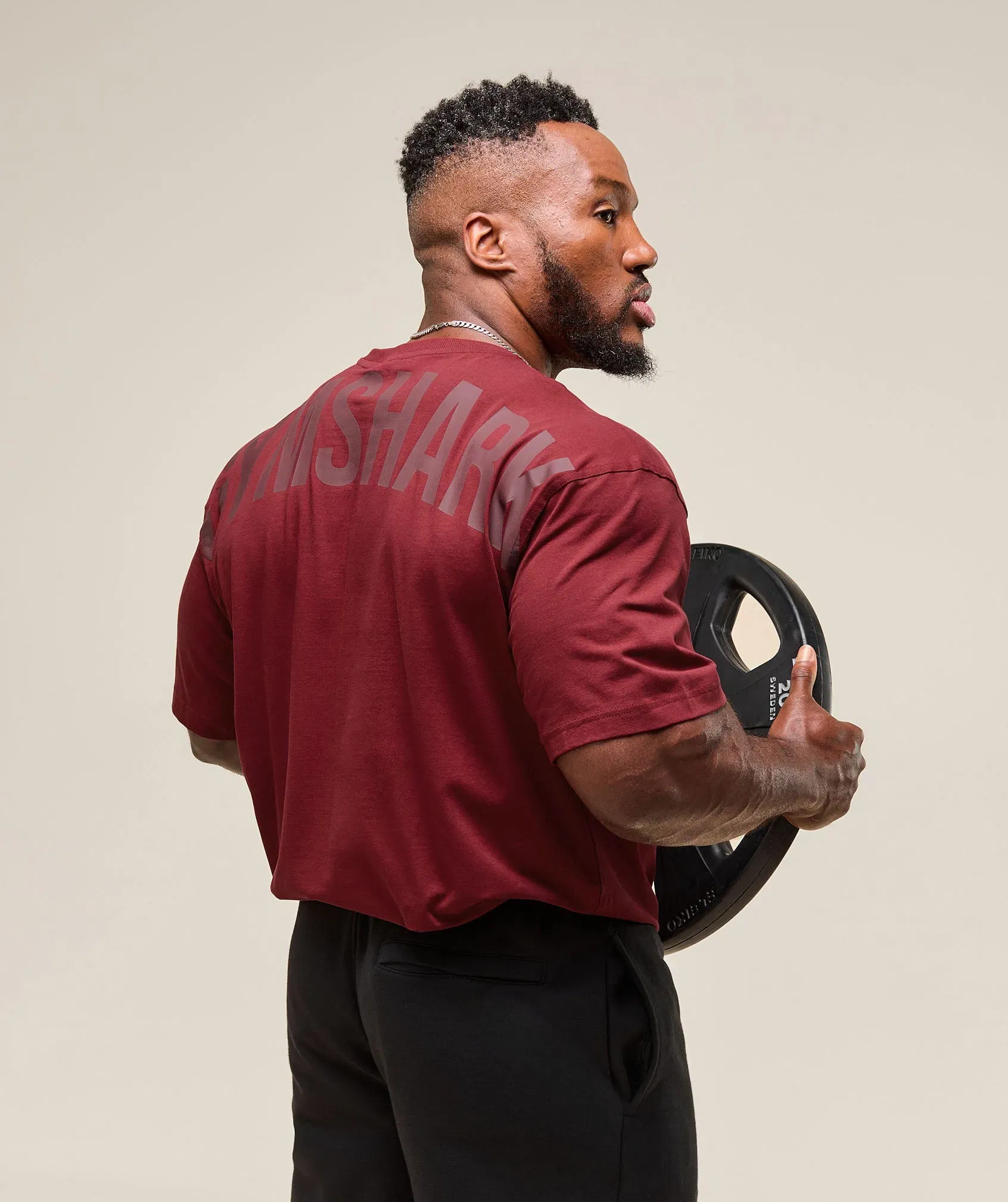 Power T-Shirt oversized fit Sets Red