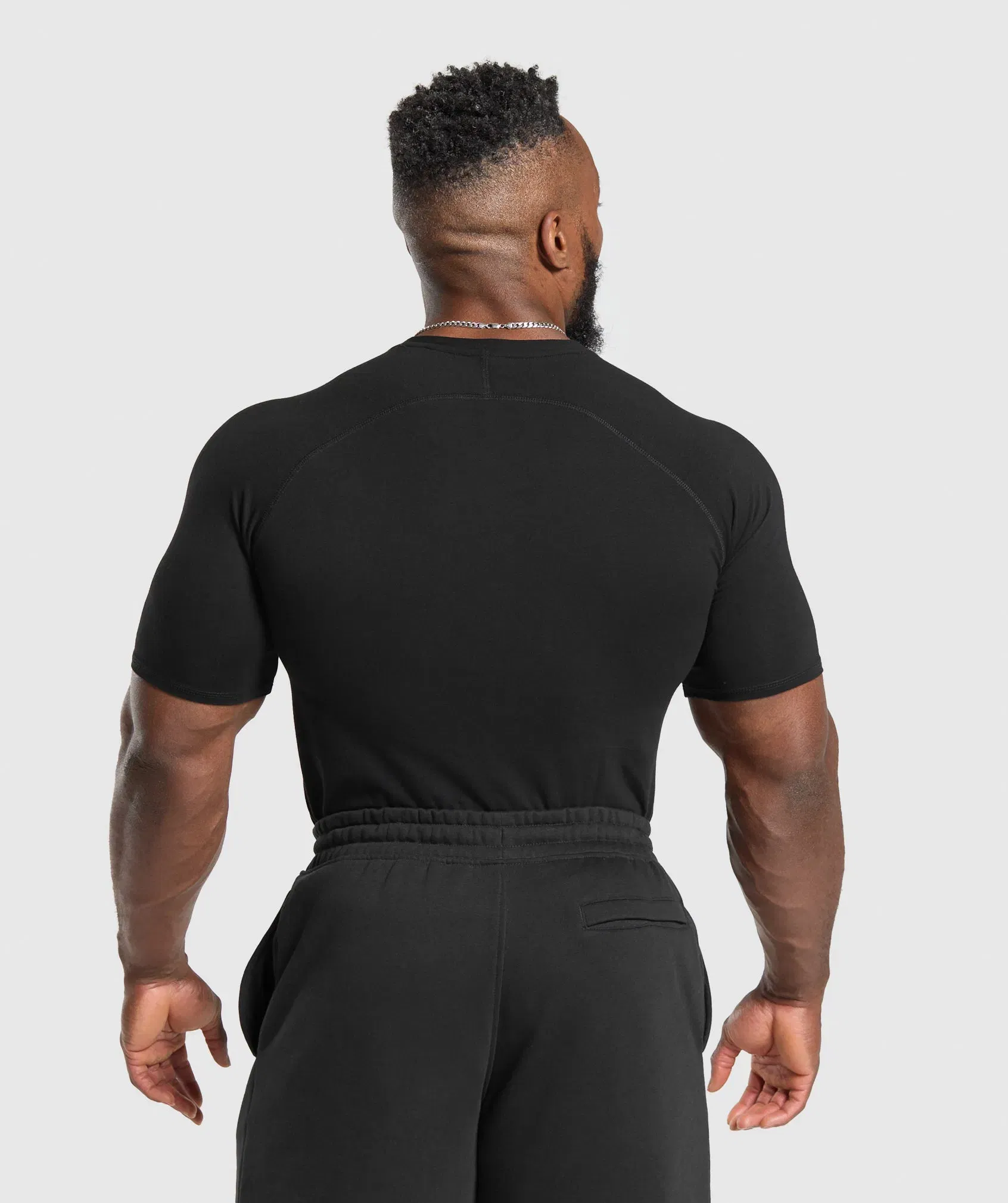 Prime T-Shirt muscle fit Black/White