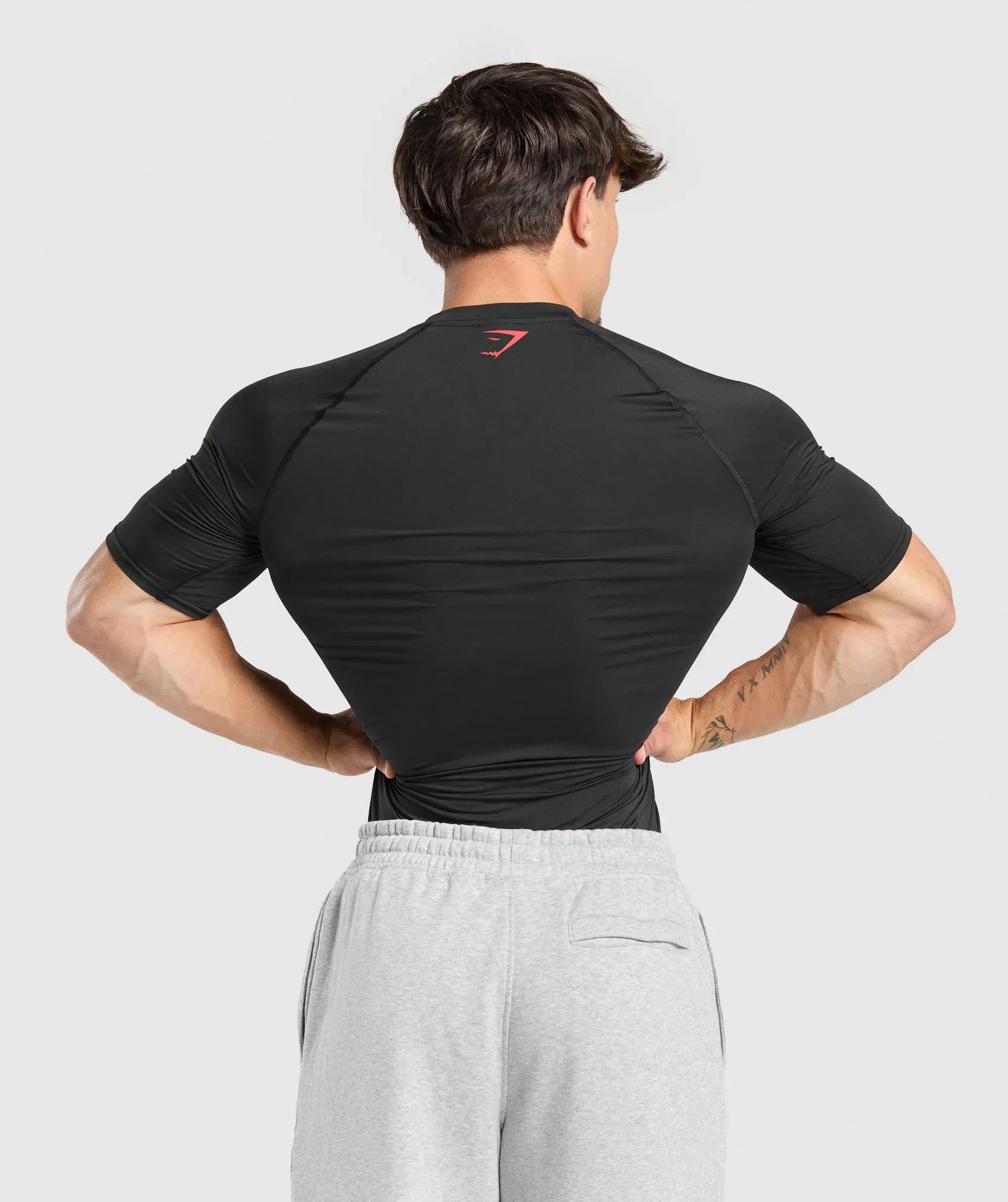 Graphic Baselayer T-Shirt compression fit Black