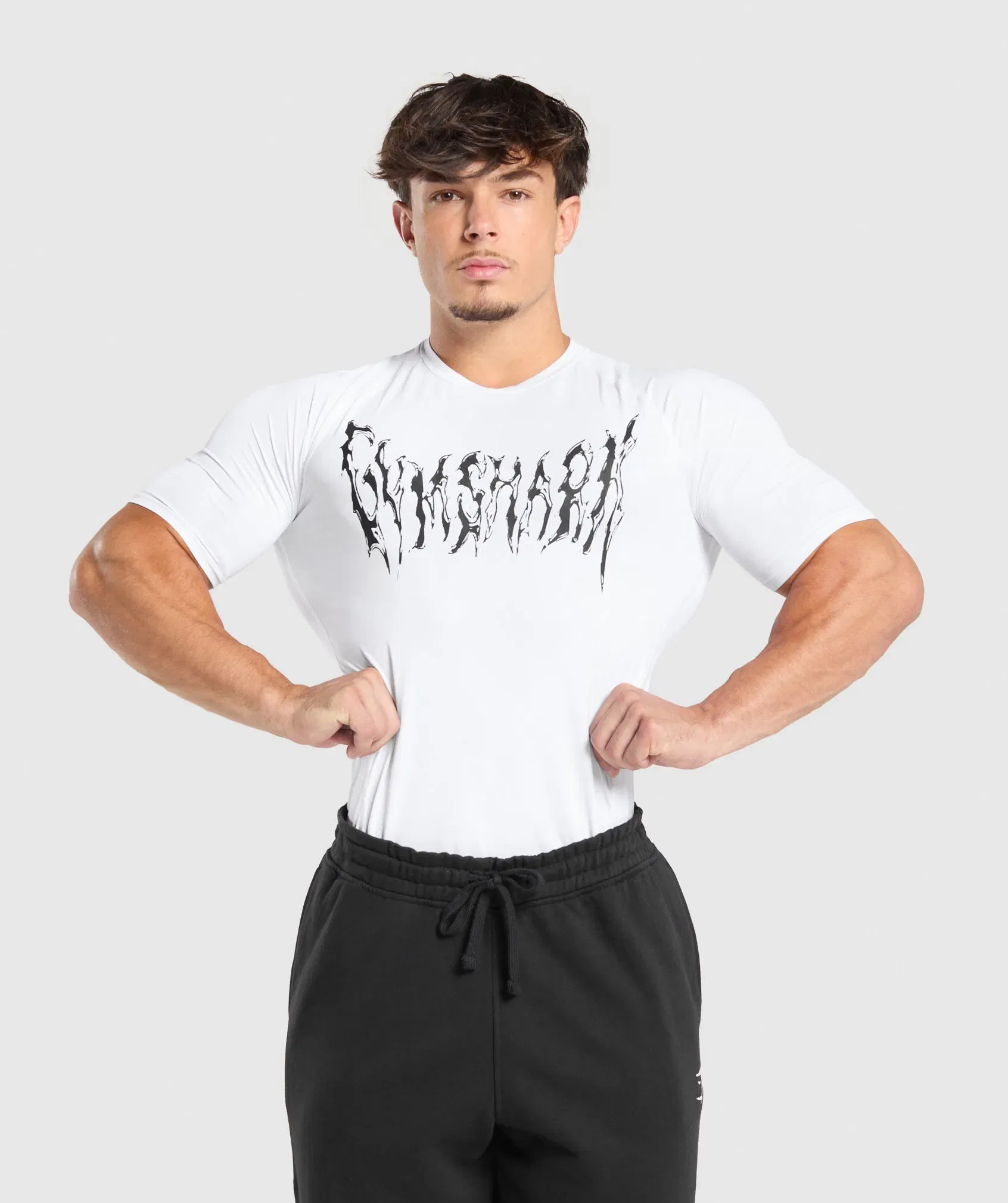 Graphic Baselayer T-Shirt White