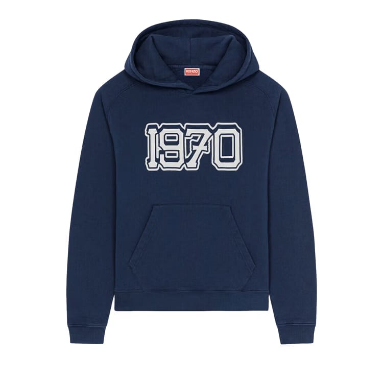 Kenzo Varsity Hoodie Midnight Blue