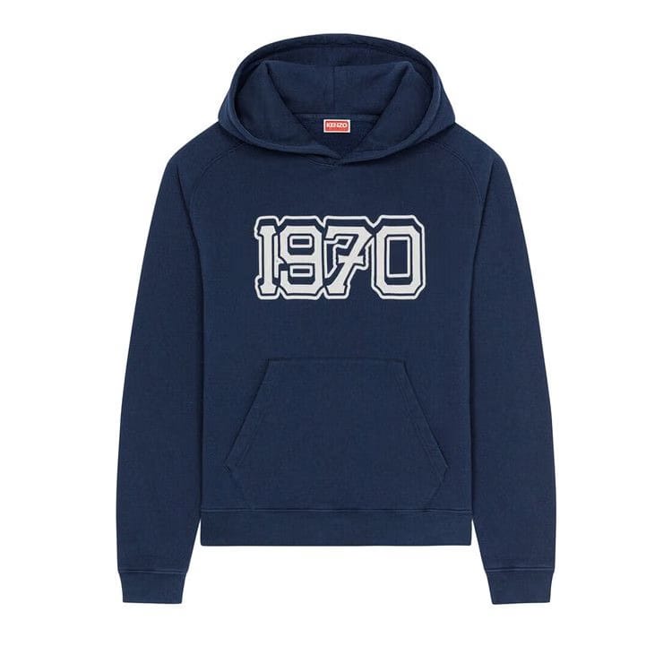 Kenzo Varsity Hoodie Midnight Blue