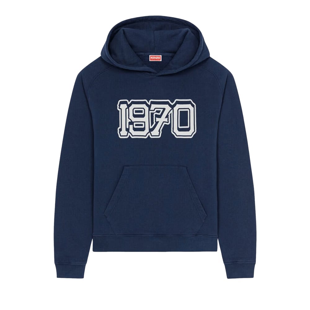 Kenzo Varsity Hoodie Midnight Blue