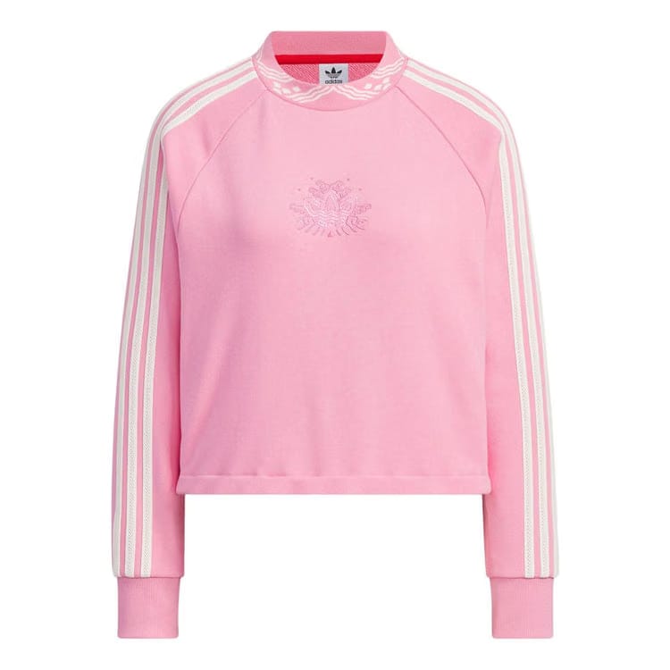 Adidas Wmns Originals Crew Neck Sweatshirt Asia Sizing Pink