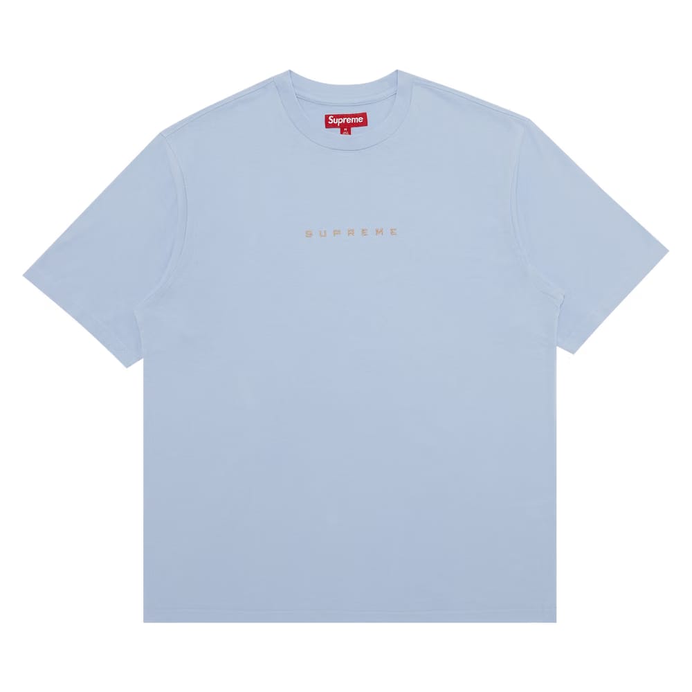 Supreme University Shorts-Sleeve Top Light Blue