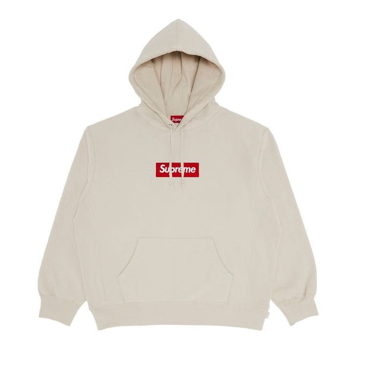 Supreme Box Logo Hoodie Stone