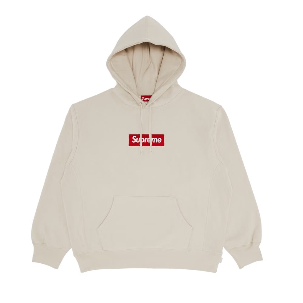 Supreme Box Logo Hoodie Stone