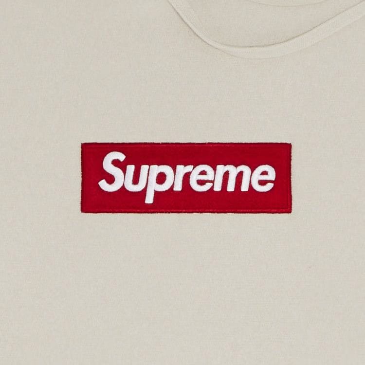 Supreme Box Logo Hoodie Stone