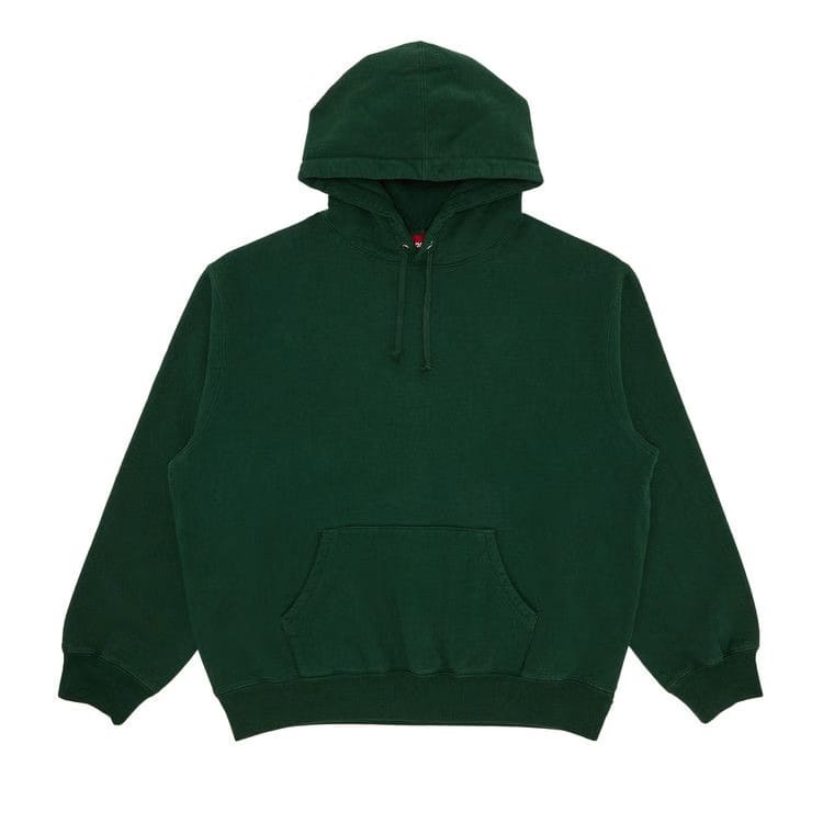 Supreme Frayed Hoodie Pine