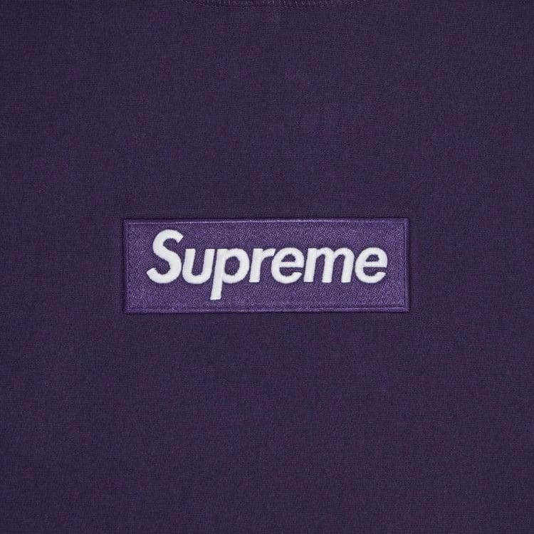 Supreme Box Logo Hoodie Dark Purple