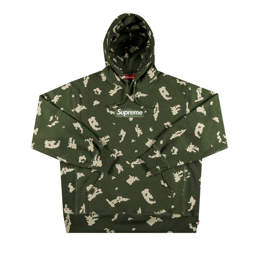 Supreme Box Logo Hoodie Olive Russian Camo
