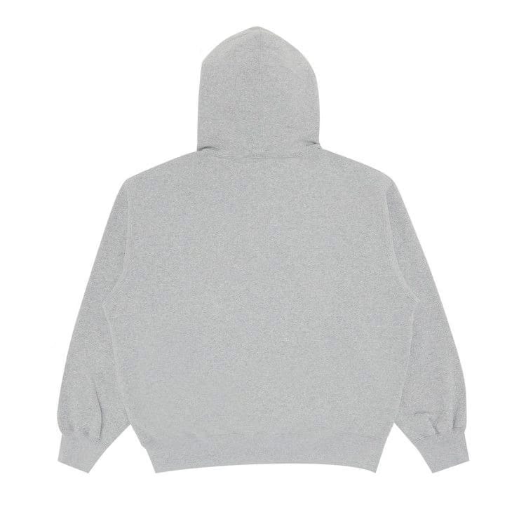 Supreme Contrast Cutout Hoodie Heather Grey