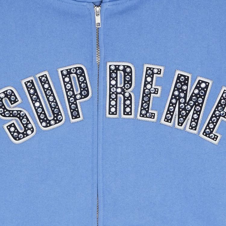 Supreme x B.B. Simon Zip Up Hoodie Light Blue