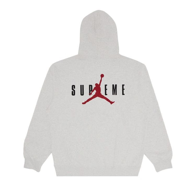 Supreme x Jordan Hoodie Ash Grey