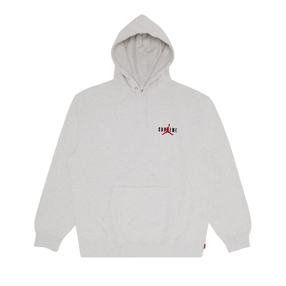 Supreme x Jordan Hoodie Ash Grey