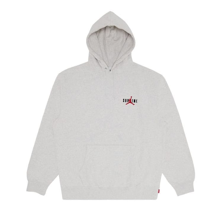 Supreme x Jordan Hoodie Ash Grey