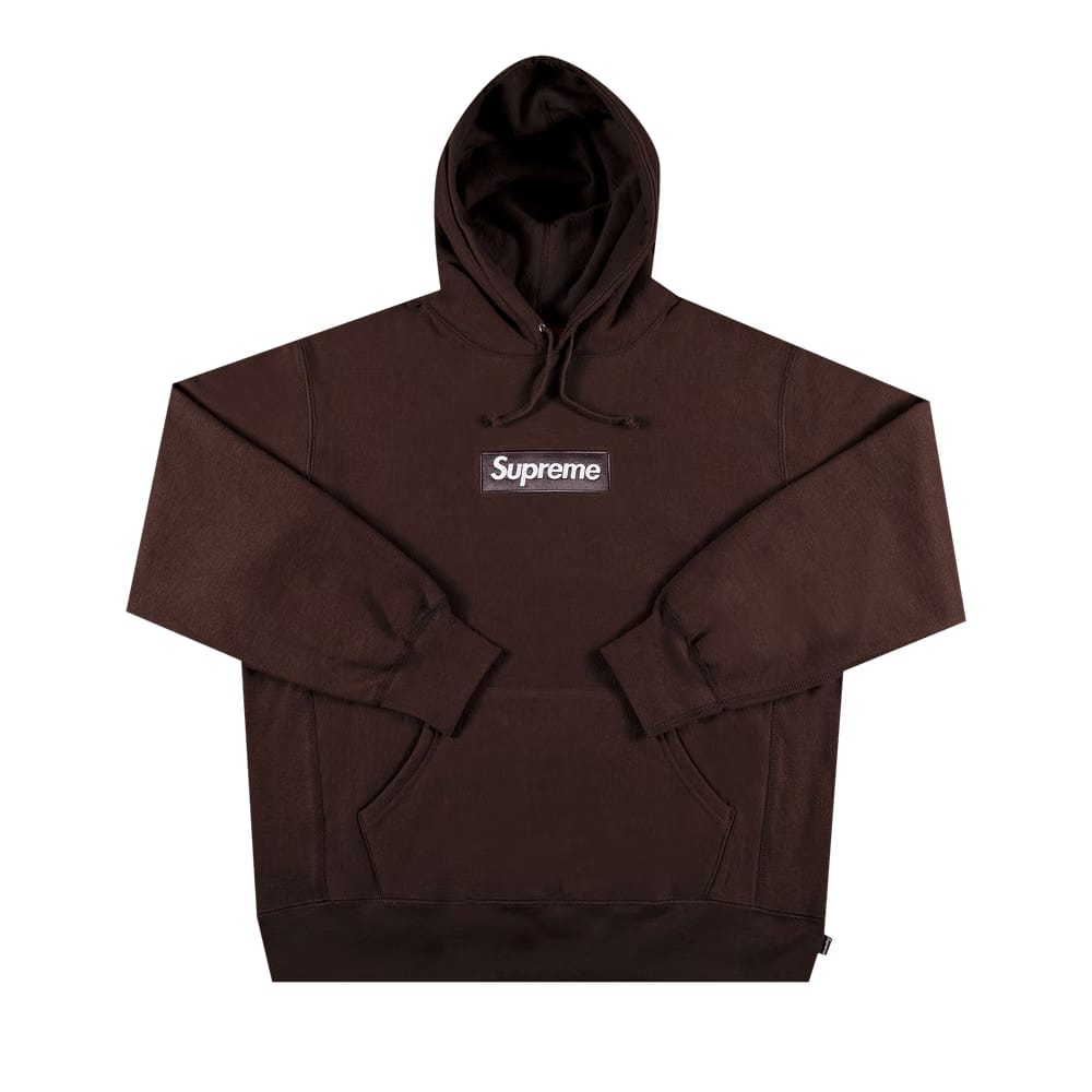 Supreme Box Logo Hoodie Dark Brown
