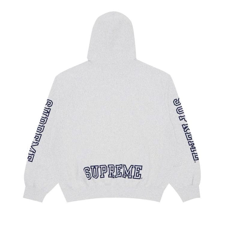 Supreme Collegiate Sleeve Hoodie Ash Grey
