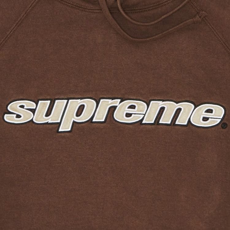 Supreme Division Hoodie Brown