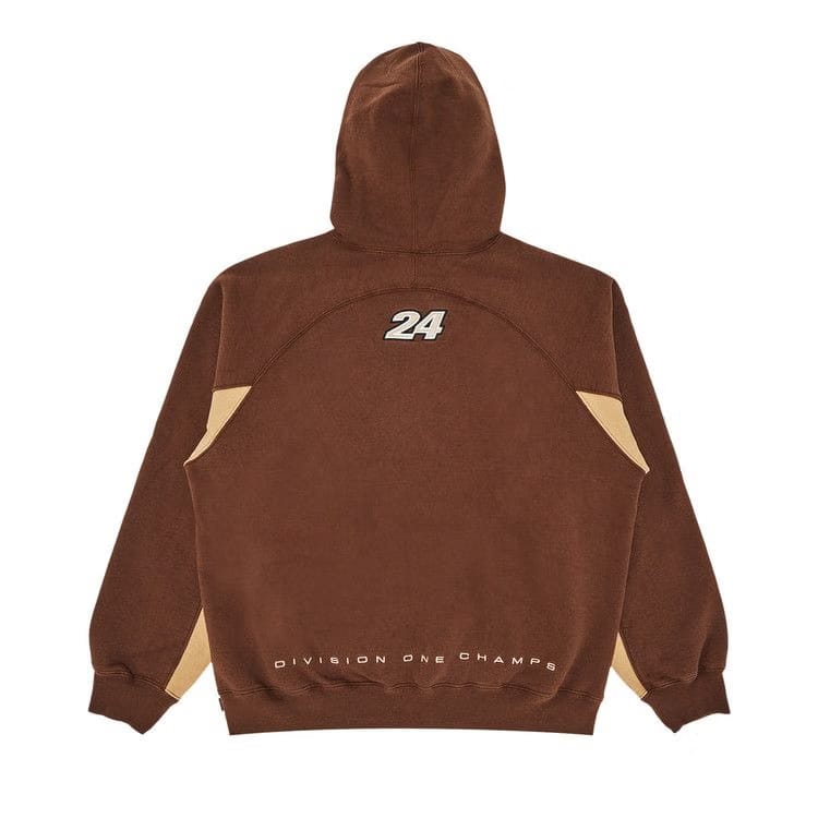 Supreme Division Hoodie Brown