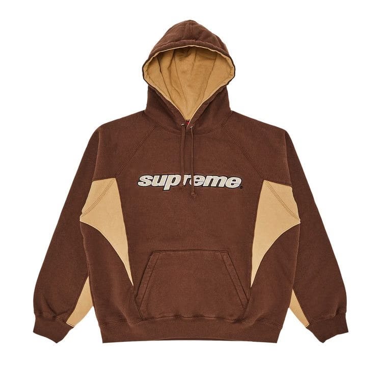 Supreme Division Hoodie Brown