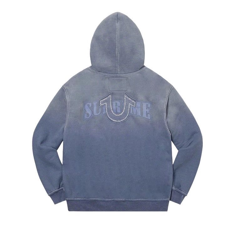 Supreme x True Religion Zip Up Hoodie Indigo