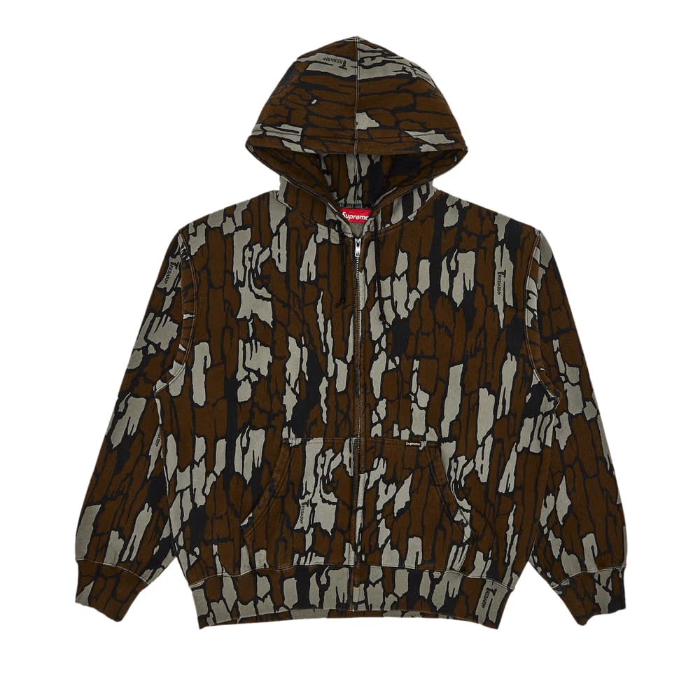 Supreme Work Zip Up Hoodie Mossy Oak Trebark Camo