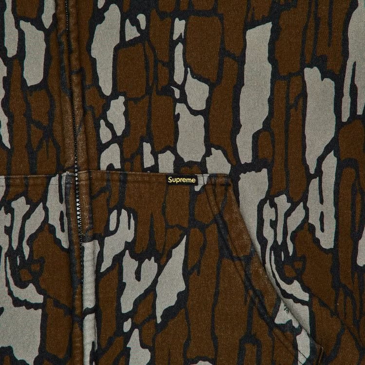 Supreme Work Zip Up Hoodie Mossy Oak Trebark Camo