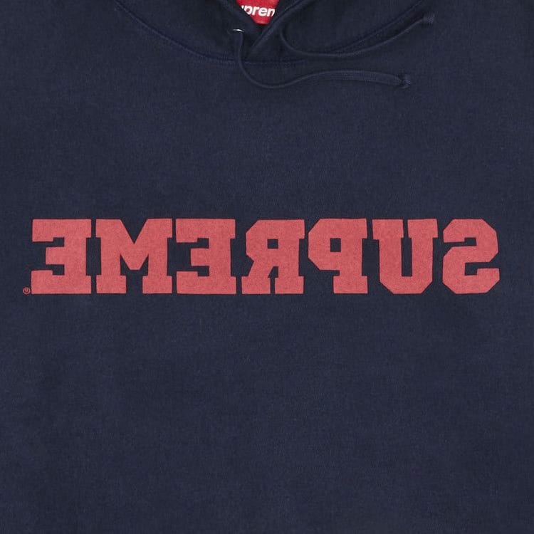 Supreme Reverse Hoodie Navy