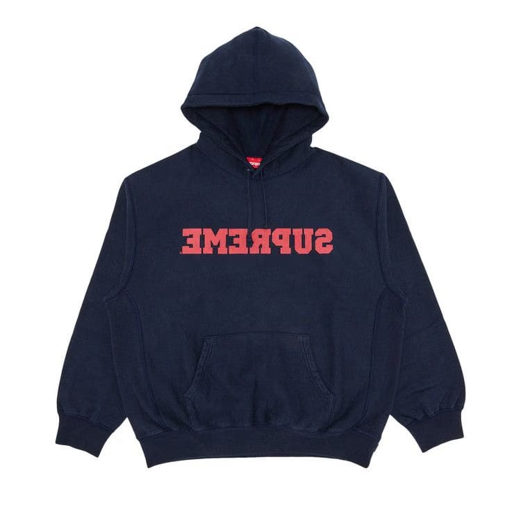 Supreme Reverse Hoodie Navy