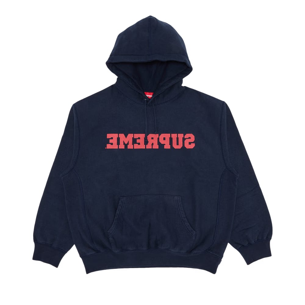 Supreme Reverse Hoodie Navy