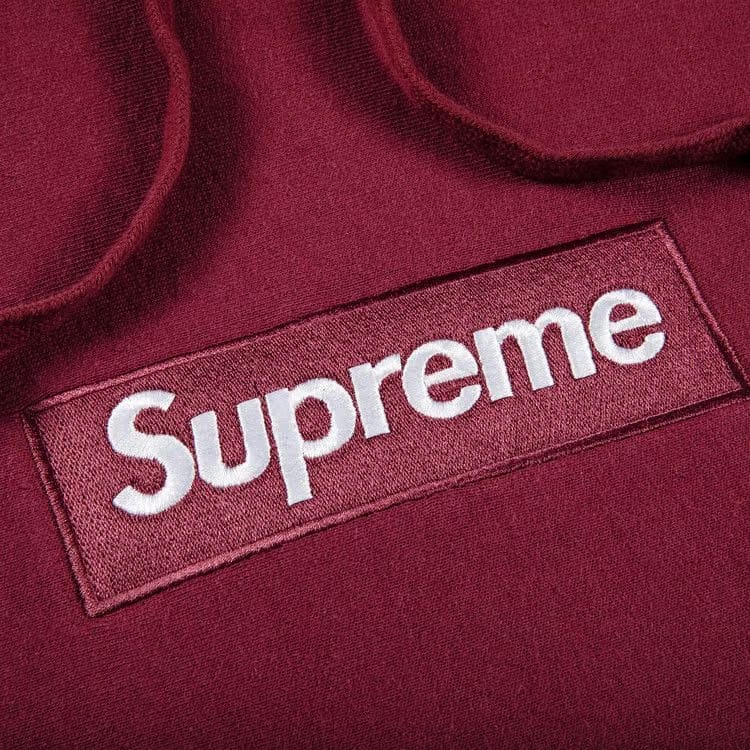 Supreme Box Logo Hoodie Plum