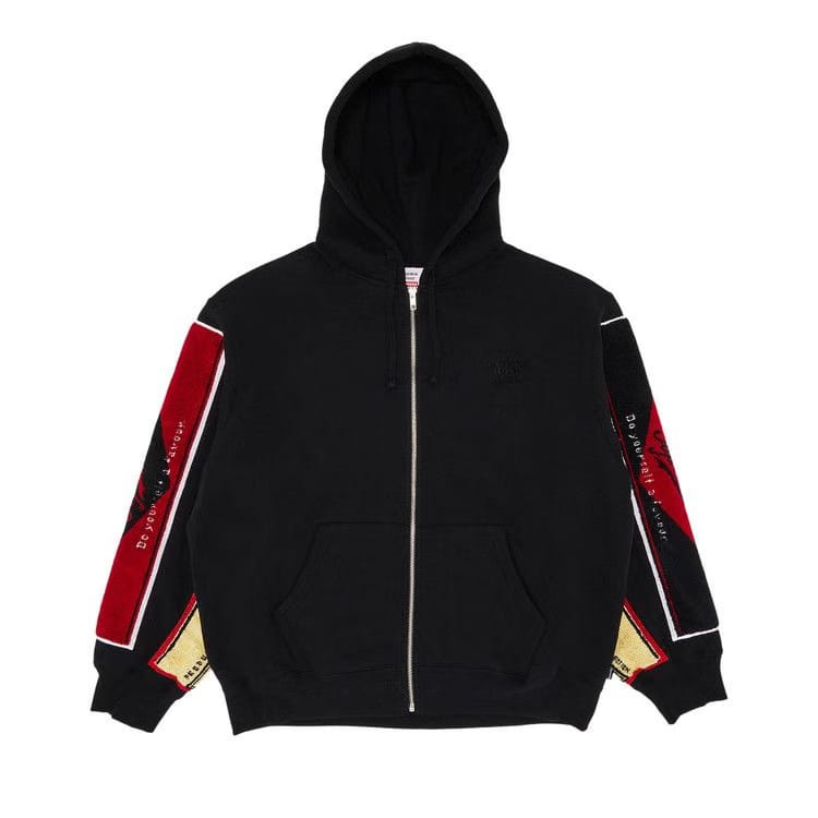Supreme x Martine Rose Towel Zip Up Hoodie Black