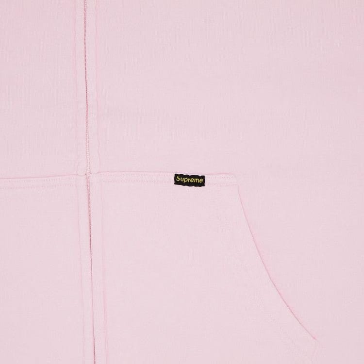 Supreme Work Zip Up Hoodie Light Pink