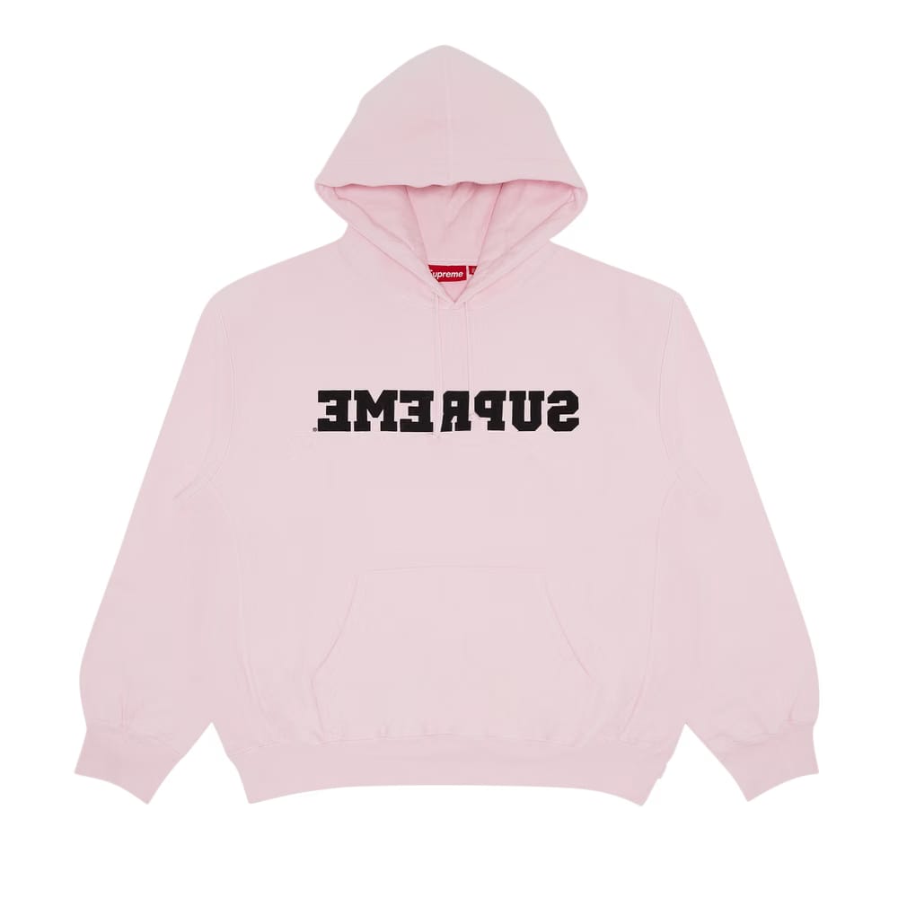 Supreme Reverse Hoodie Light Pink
