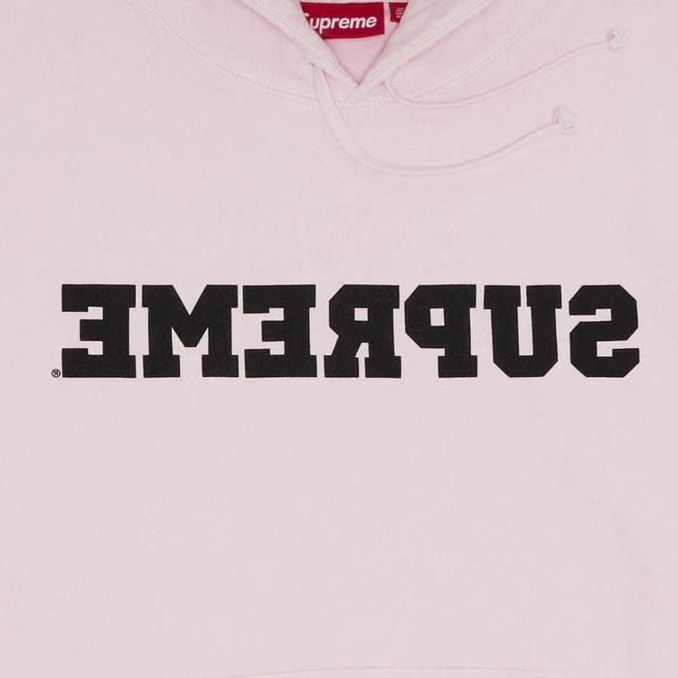 Supreme Reverse Hoodie Light Pink