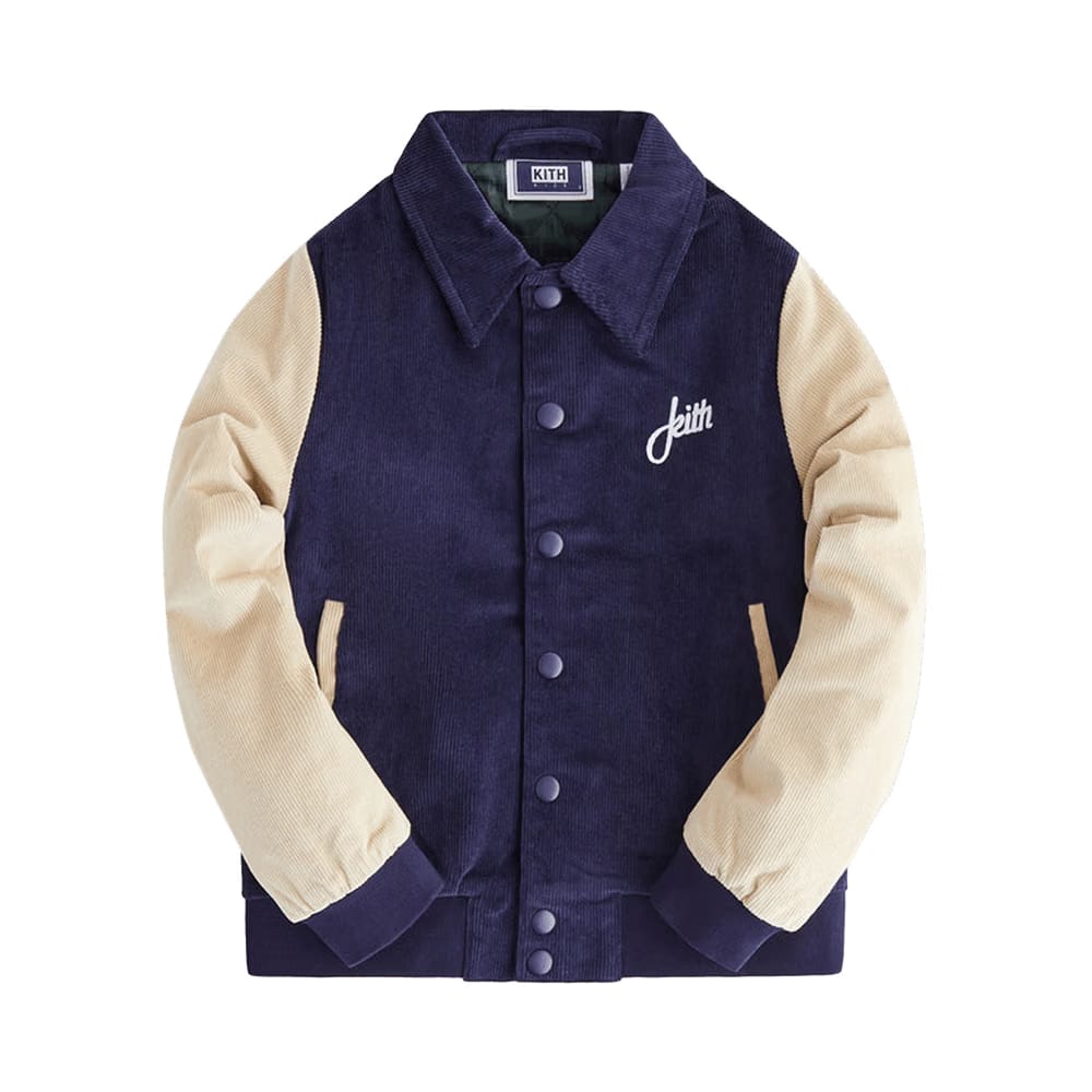Kith Kids Varsity Jacket Peacoat