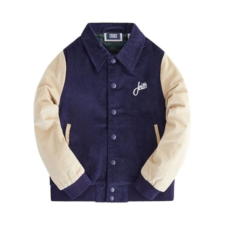 Kith Kids Varsity Jacket Peacoat