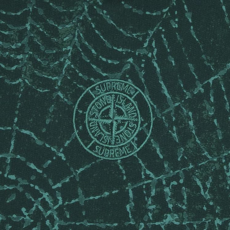 Supreme x Stone Island Hoodie Dark Green
